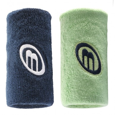 Wristbands Bullpadel BPMU262 Acid Green and Blue