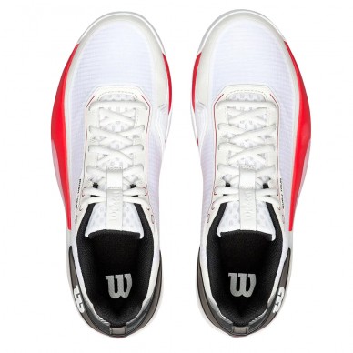 Wilson Rush Tour 5 Clay white black 2026 padel shoes