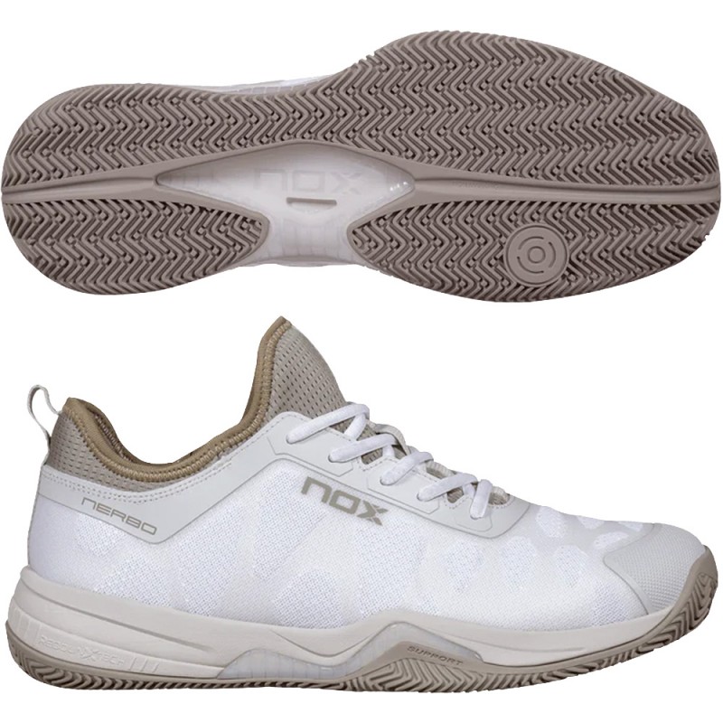 Nox Nerbo white vetiver 2026 Padel Shoes