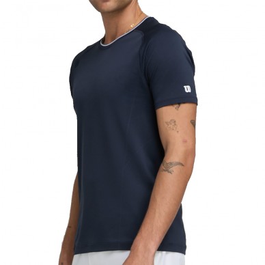 T-shirt Wilson Team Seamless Crew navy blue