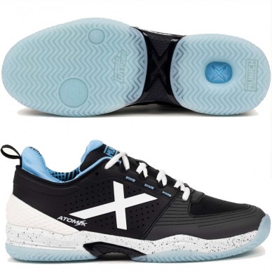 Munich Atomik 51 black light blue 2026 padel shoes