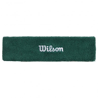 Headband Wilson Terry green white logo