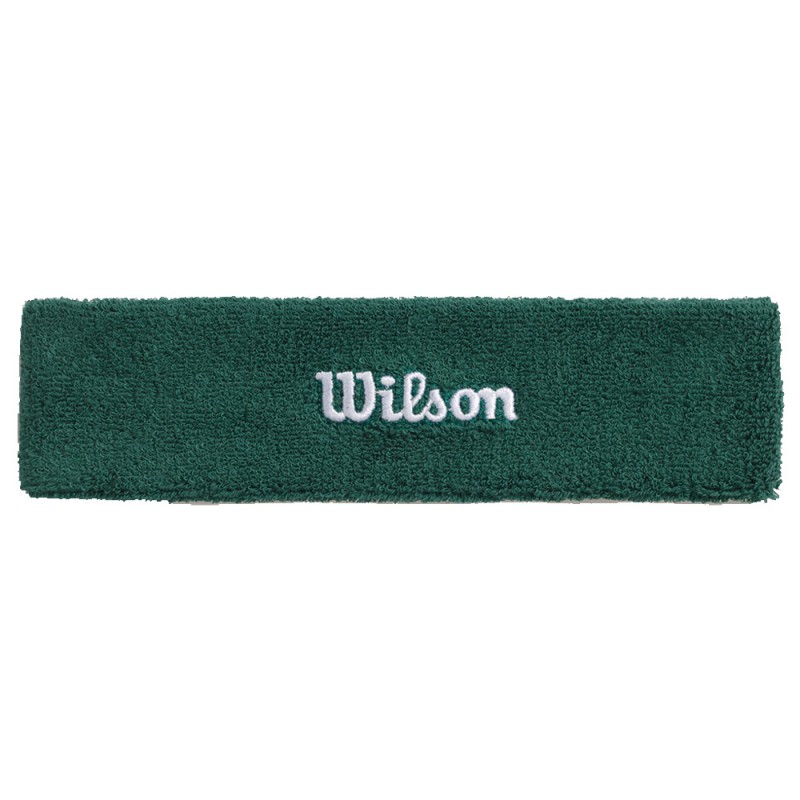 Headband Wilson Terry green white logo
