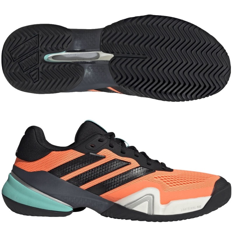 Adidas Barricade 14 M Clay flash aqua lucid orange 2026 Padel Shoes