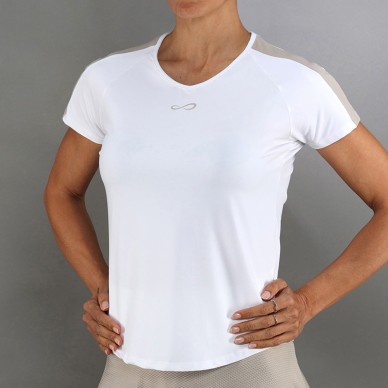 T-shirt Endless Mesh II white delave