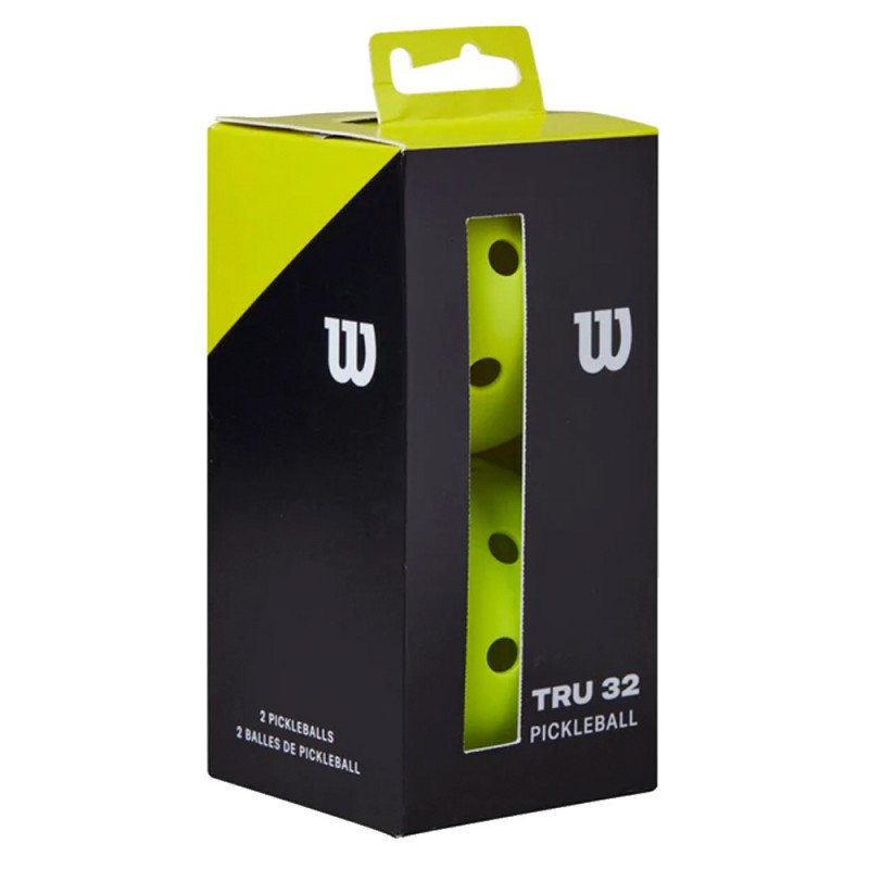 Wilson Pickleball Balls Tru 32 2 Pack yellow