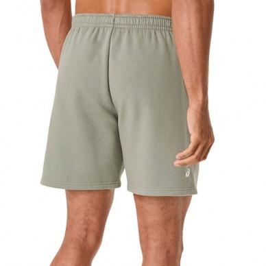 Short Asics Logo Fleece 7IN sage green