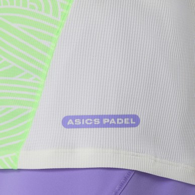 T-shirt Asics Court All Over Print SS Top green white
