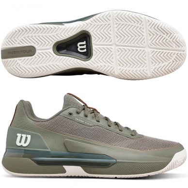 Wilson Rush Tour 5 DST vetiver 2026 padel shoes
