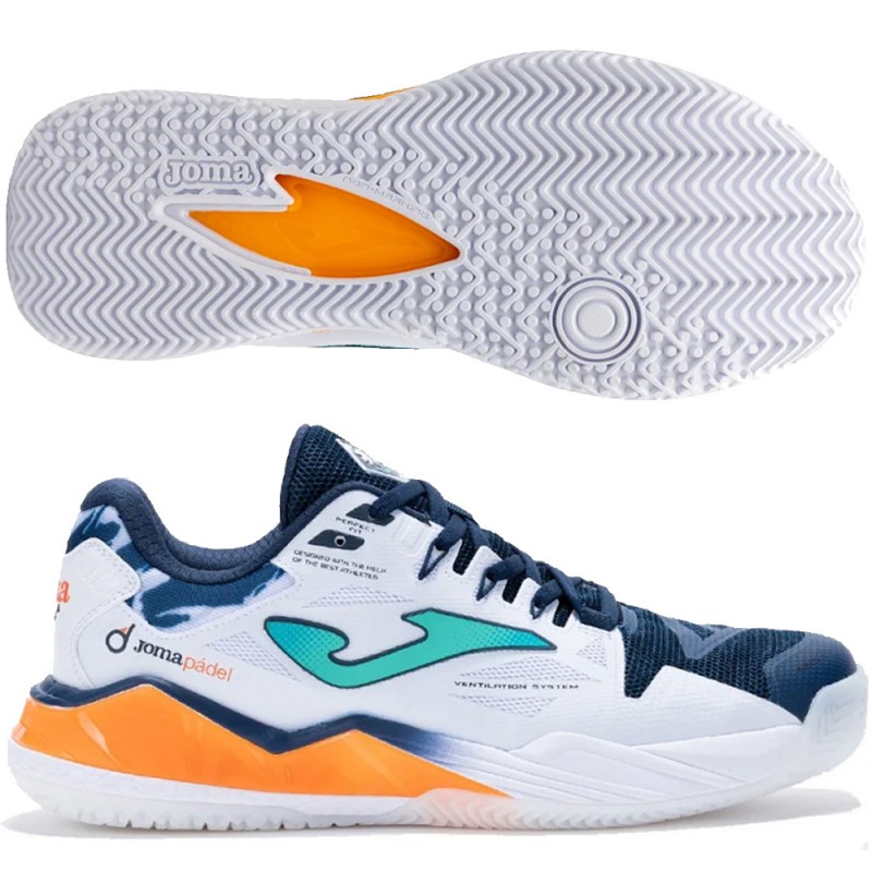 Joma Spin Men 2632 white blue 2026 Padel Shoes
