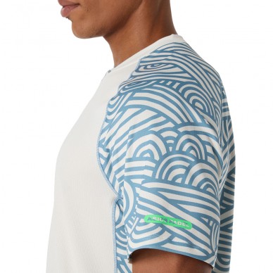 T-shirt Asics Court All Over Print SS Top white