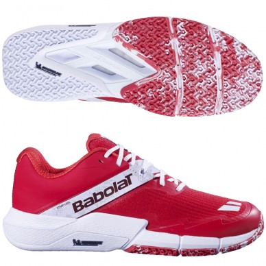 Babolat Movea 2 Men fiery red white 2026 Padel Shoes