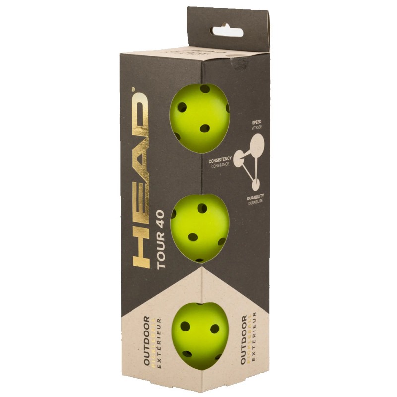 Bottle balls Head Pickleball 3B Tour 40 Yellow