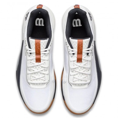 Wilson Rush Tour 5 Clay White Navy 2026 Padel Shoes