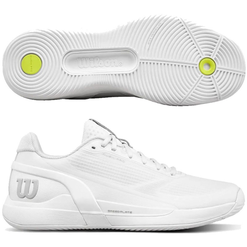 Wilson Rush Pro 5 Padel white 2026 Padel Shoes