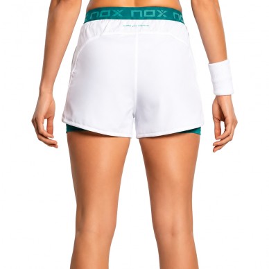 Short Nox Pro Woman white green
