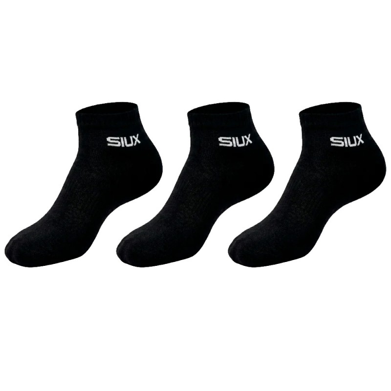 Socks Siux Basic ankle Pack 3u black