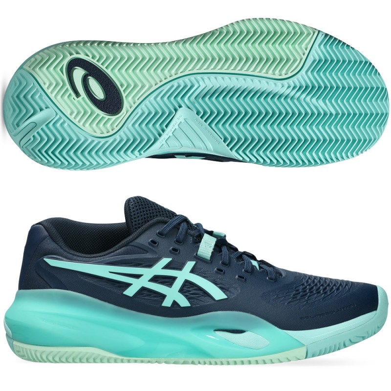 Asics Gel Resolution X Clay night sky illuminate mint 2026 Padel Shoes
