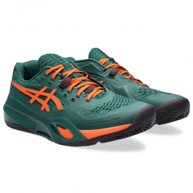 Asics Gel Resolution X Padel jewel green energy orange 2026 Padel Shoes