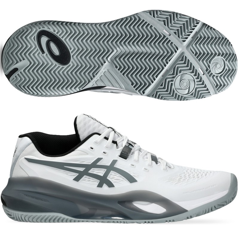 Asics Gel Resolution X Padel white steel grey 2026 Padel Shoes