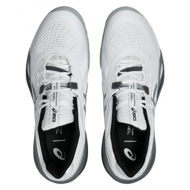 Asics Gel Resolution X Padel white steel grey 2026 Padel Shoes