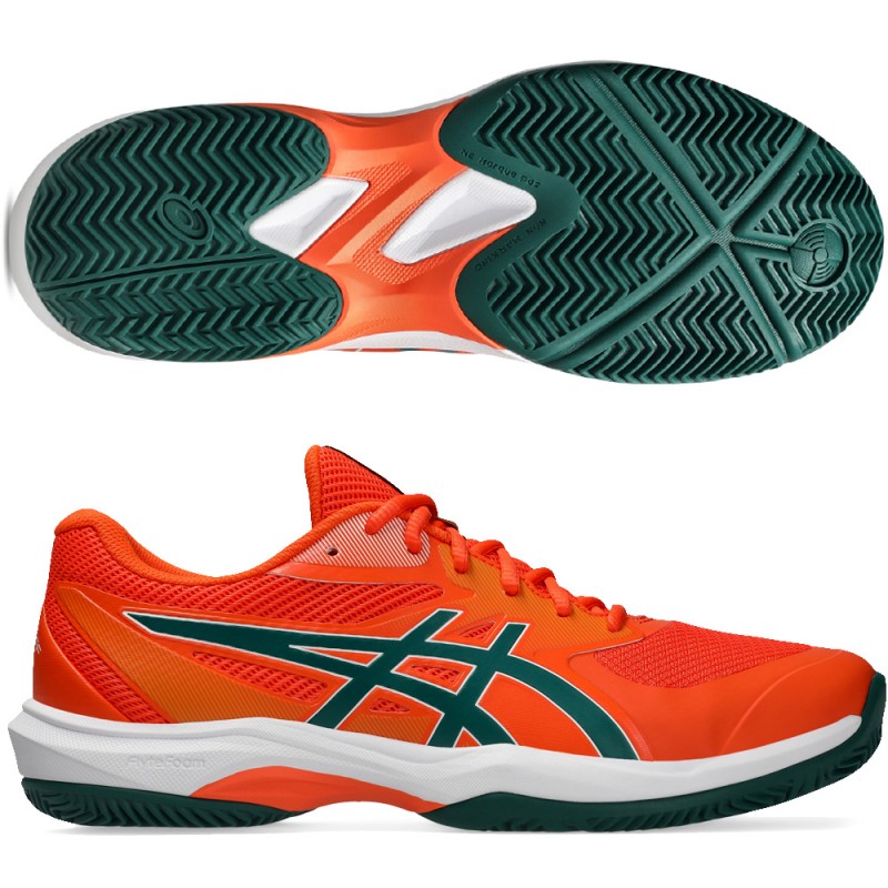 Asics Game FF Padel energy orange jewel green 2026 Padel Shoes