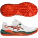 Asics Gel Challenger 15 Padel White Energy Orange 2026 Padel Shoes
