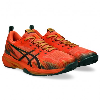 Asics Sonicsmash FF energy orange dark aubergine 2026 Padel Shoes