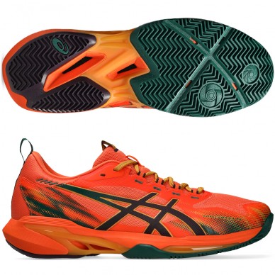 Asics Sonicsmash FF energy orange dark aubergine 2026 Padel Shoes