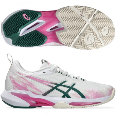 Asics Sonicsmash FF white jewel green 2026 padel shoes
