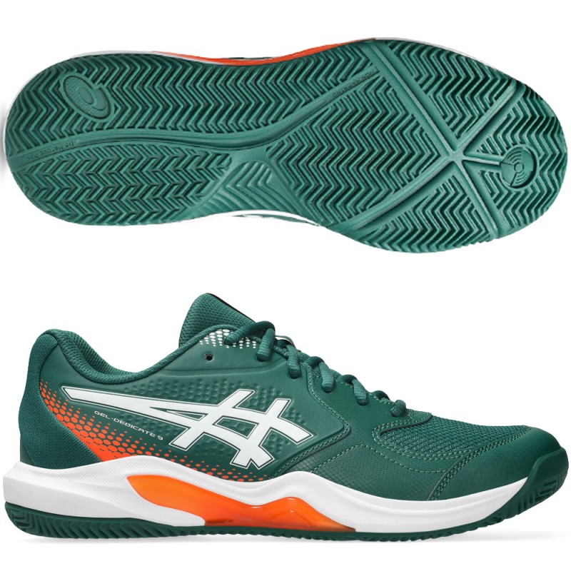 Asics Gel Dedicate 9 Padel jewel green white 2026 Padel Shoes