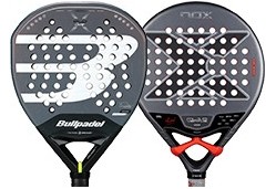 Intermediate level padel rackets
